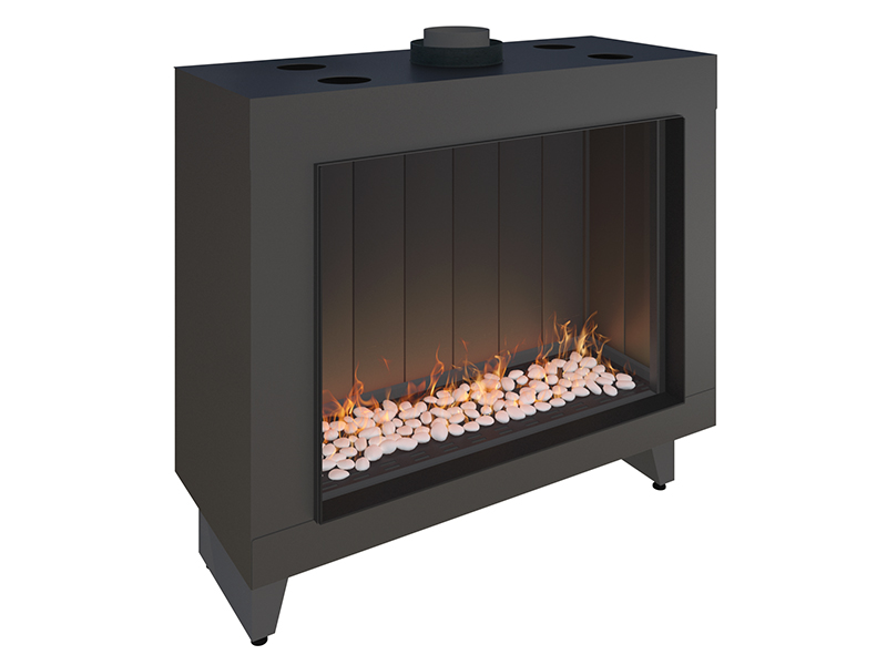 <b>Reference:</b> F.F-A-F <br> 
<b>Description:</b><br>
- Frameless Gas Fireplace  <br>
-  Maxitrol system - Made in Germany<br>
<b>Options:</b><br>
- Back: Steel,Brick or Mirror<br>
- System: Full remote control system (GV60) or Manual system (GV32)<br>
- Double Burner: Z Line and bubble shape.<br>
<b>Fireplace Dimensions:</b><br>
- L= 108CM<br>
- W= 43CM<br>
- H= 100CM<br>
<b>Glass Opening Dimension:</b><br>
- L= 84CM<br>
- H= 61CM
