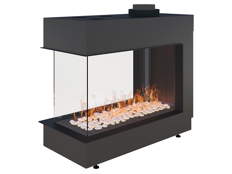 <b>Reference:</b> F.DIV-A63 <br> 
<b>Description:</b><br>
- Divider Frameless Gas Fireplace  <br>
- Maxitrol system - Made in Germany<br>
<b>Options:</b><br>
- Back: Steel,Brick or Mirror<br>
- System: Full remote control system (GV60) or Manual system (GV32)<br>
- Double Burner: Z Line and bubble shape.<br>
<b>Fireplace Dimensions:</b><br>
- L= 95CM<br>
- W= 39CM<br>
- H= 75CM<br>
<b>Glass Opening Dimension:</b><br>
- L= 70CM<br>
- H= 42CM