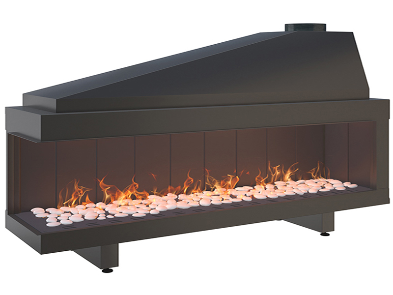 <b>Reference:</b> OP.G-L250 <br> 
<b>Description:</b><br>
- Open Gas Fireplace  <br>
-  Maxitrol system - Made in Germany<br>
<b>Options:</b><br>
- Back: Steel, Brick or Mirror<br>
- System: Full remote control system (GV60) or Manual system (GV32)<br>
- Double Burner: Z Line and bubble shape.<br>
<b>Fireplace Dimensions:</b><br>
- L= 256CM<br>
- W= 37CM<br>
- H= 105CM<br>
<b>Opening Dimensions:</b><br>
- L= 250CM<br>
- W= 35CM