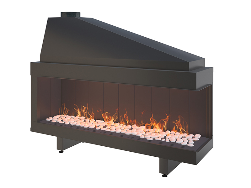 <b>Reference:</b> OP.G-R120 <br> 
<b>Description:</b><br>
- Open Gas Fireplace  <br>
-  Maxitrol system - Made in Germany<br>
<b>Options:</b><br>
- Back: Steel, Brick or Mirror<br>
- System: Full remote control system (GV60) or Manual system (GV32)<br>
- Double Burner: Z Line and bubble shape.<br>
<b>Fireplace Dimensions:</b><br>
- L= 126CM<br>
- W=32CM<br>
- H= 105CM<br>
<b>Opening Dimensions:</b><br>
- L= 120CM<br>
- W= 35CM