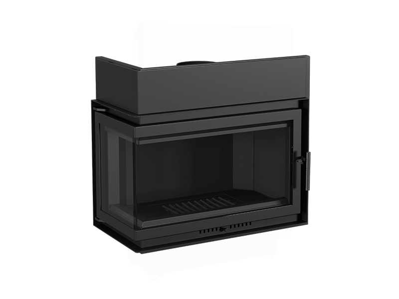 <b>Reference:</b> FONTE 800 L<br> 
<b>Description:</b> <br>- Wood Fireplace Insert <br>- Material : Cast <br>- Nominal power= 18KW<br>- Heating Power Range: 11KW - 24KW <br>- Flue size : ø 200 mm<br>
<b>Dimensions:</b><br>- L= 88CM<br>- W= 50CM<br>- H= 77CM<br><b>Weight:</b> 130KG