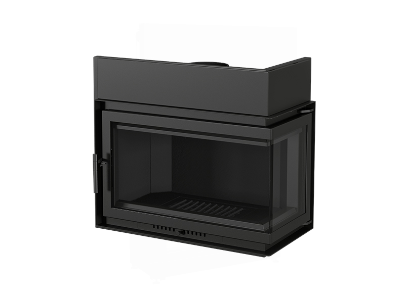 <b>Reference:</b> FONTE 800 R<br> 
<b>Description:</b> <br>- Wood Fireplace Insert <br>- Material : Cast <br>- Nominal power= 18KW<br>- Heating Power Range: 11KW - 24KW <br>- Flue size : ø 200 mm<br>
<b>Dimensions:</b><br>- L= 88CM<br>- W= 50CM<br>- H= 77CM<br><b>Weight:</b> 130KG