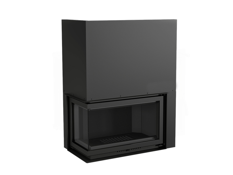 <b>Reference:</b> FONT 800 G LEFT<br> 
<b>Description:</b> <br>- Wood Fireplace Insert with Lifting Door <br>- Material :Steel & Cast Iron<br>- Nominal power= 18KW<br>- Heating Power Range: 11KW - 24KW <br>- Flue size : ø 200 mm<br>
<b>Dimensions:</b><br>- L= 100CM<br>- W= 58CM<br>- H= 127CM<br><b>Weight:</b> 200KG