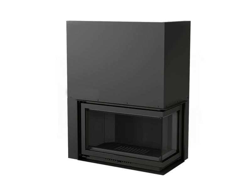<b>Reference:</b> FONTE 800 G RIGHT<br> 
<b>Description:</b> <br>- Wood Fireplace Insert with Lifting Door <br>- Material : Cast <br>- Nominal power= 18KW<br>- Heating Power Range: 11KW - 24KW <br>- Flue size : ø 200 mm<br>
<b>Dimensions:</b><br>- L= 100CM<br>- W= 58CM<br>- H= 127CM<br><b>Weight:</b> 200KG