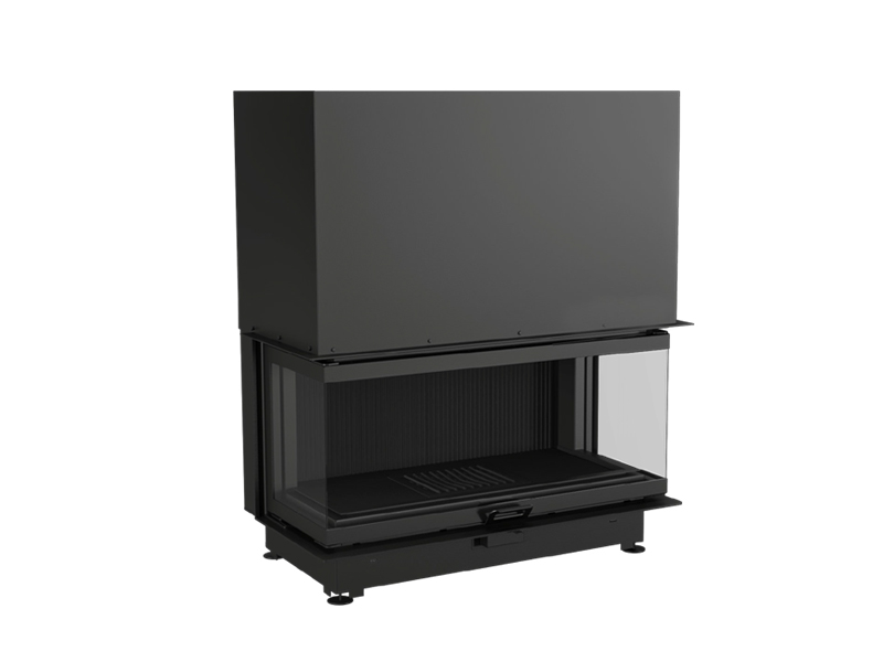 <b>Reference:</b> FONT 3V 110 CG <br> 
<b>Description:</b> <br>- Wood Fireplace Insert With Lifting Door <br>- Material : Steel & Cast Iron <br>- Nominal power= 16KW<br>- Heating Power Range: 13KW - 19KW <br>- Flue size : ø 250 mm<br>
<b>Dimensions:</b><br>- L= 116CM<br>- W= 58CM<br>- H= 139CM<br><b>Weight:</b> 275KG