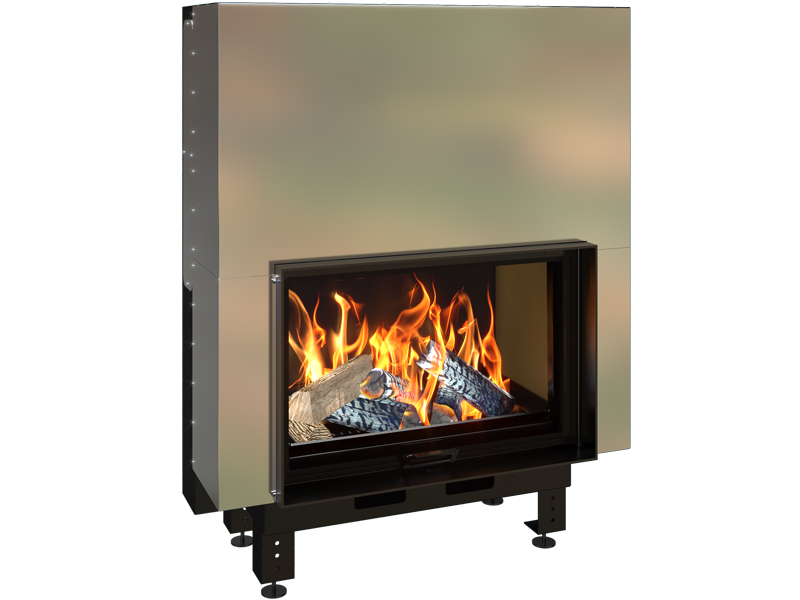 <b>Reference:</b> ECO BRUNER FLAT 80H <br> 
<b>Description:</b><br>- Wood Boiler Fireplace  <br>
- Boiler Tank Volume 84L <br>
- Double Cleaning glass system <br>
- Thermal Power 42KW <br>
- Flue socket: ø230 MM<br>
<b>External Dimensions:</b><br>- L= 110CM<br>- W= 62CM<br>- H= 140CM<br>
<b>Opening Dimensions:</b><br>- L= 83CM<br>- H= 54CM<br>
<b>Weight:</b> 390KG