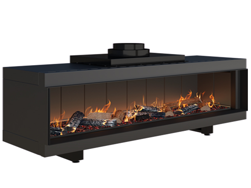 <b>Reference:</b> ECO LINE - F 200 <br> 
<b>Description:</b><br>-Frameless Gas Fireplace  <br>- Maxitrol system - Made in Germany<br><b>Fireplace Dimensions:</b><br>-L= 200CM<br>- W=41CM<br>- H= 71CM<br>