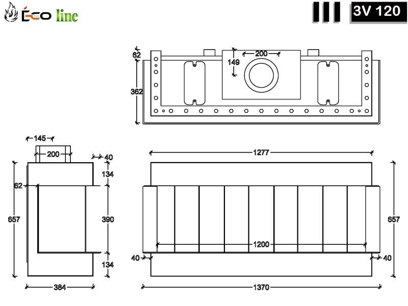 ECO LINE 3V120 /128CM